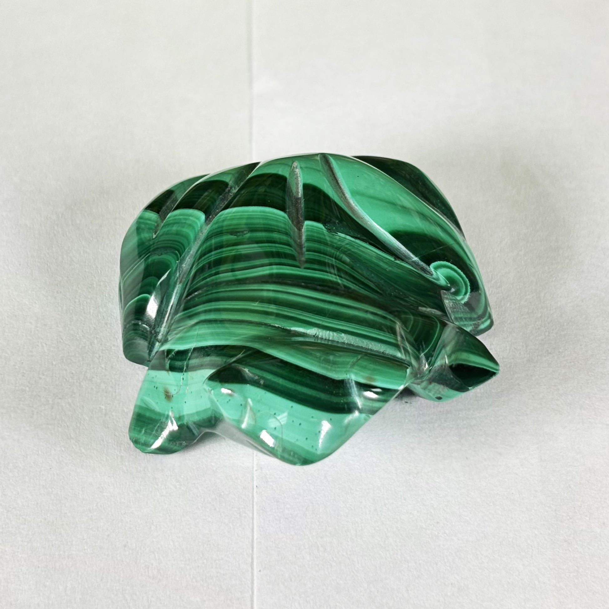 Malachite Crystal Frog Figurine - Gem Avenue Retail