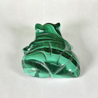 Malachite Crystal Frog Figurine - Gem Avenue Retail