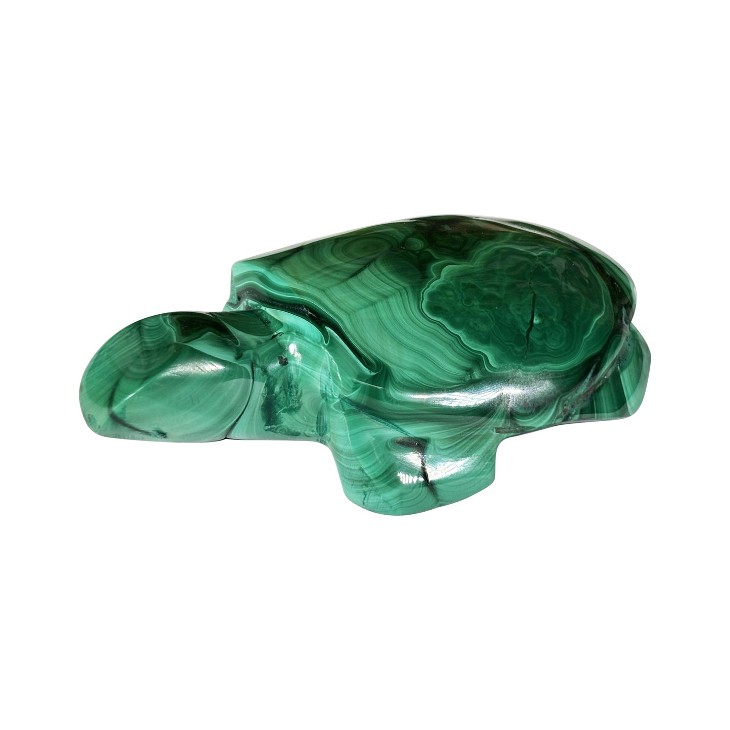 Malachite Crystal Turtle Figurine - Gem Avenue Retail