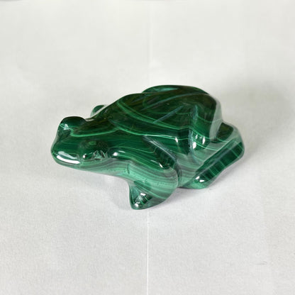 Malachite Crystal Frog Figurine - Gem Avenue Retail