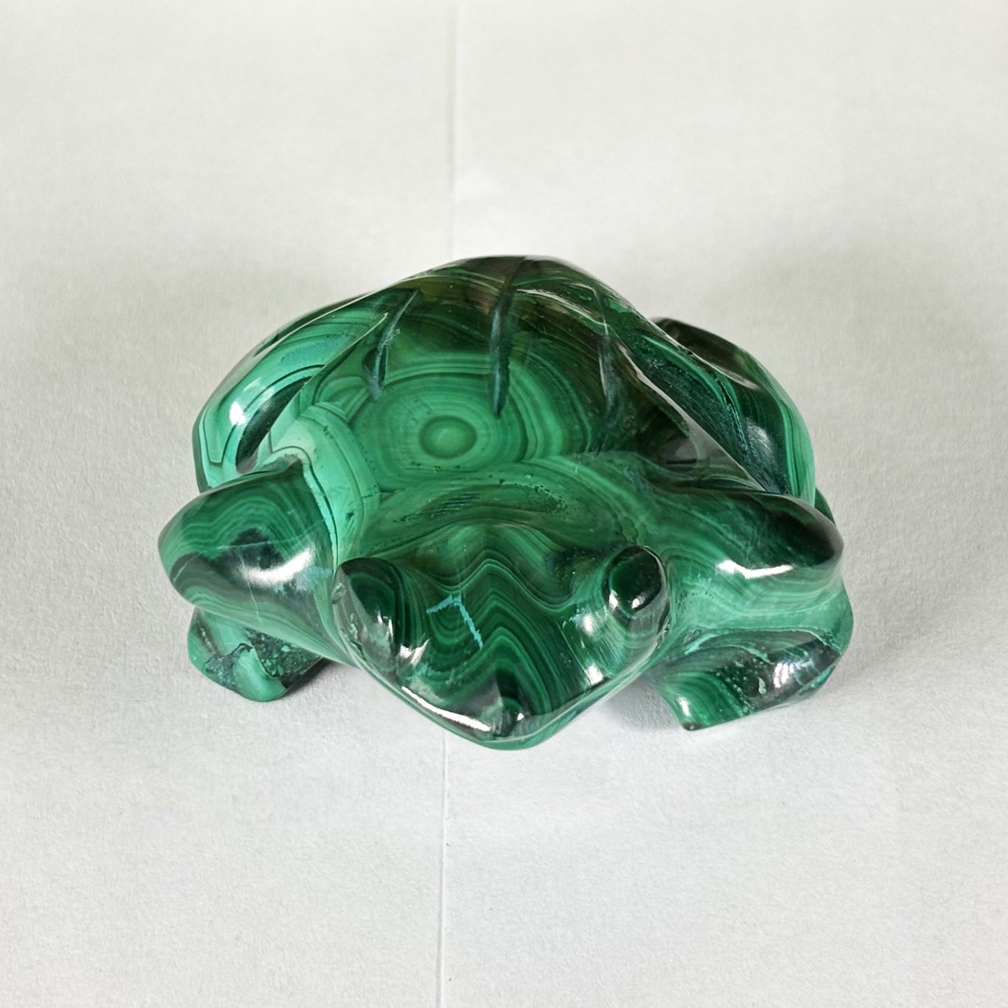 Malachite Crystal Frog Figurine - Gem Avenue Retail