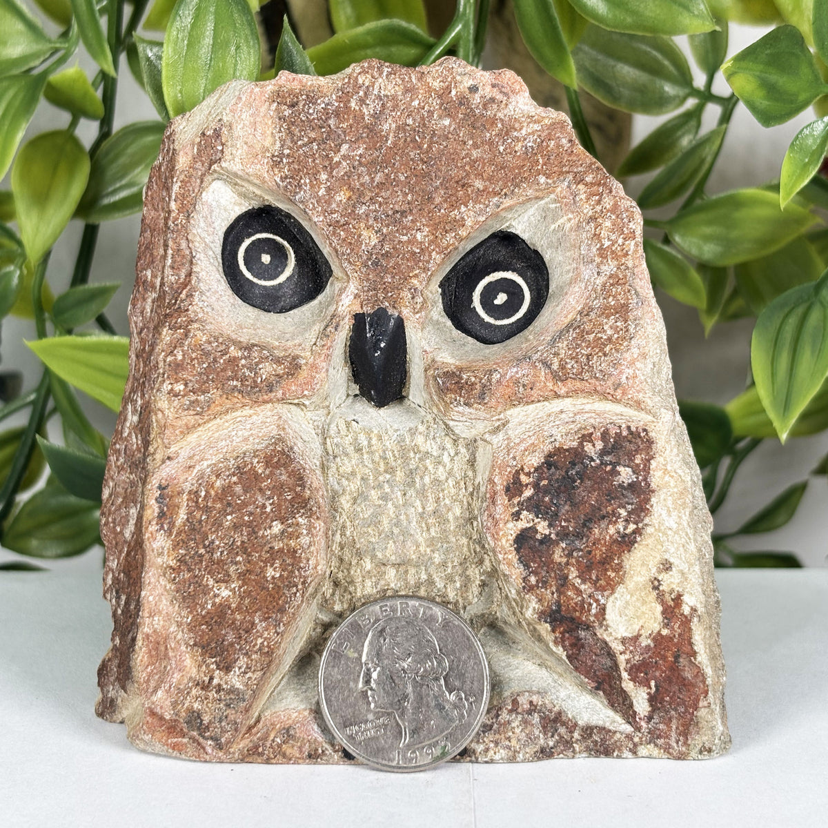 Serpentine Owl Figurine –  Gem Avenue 