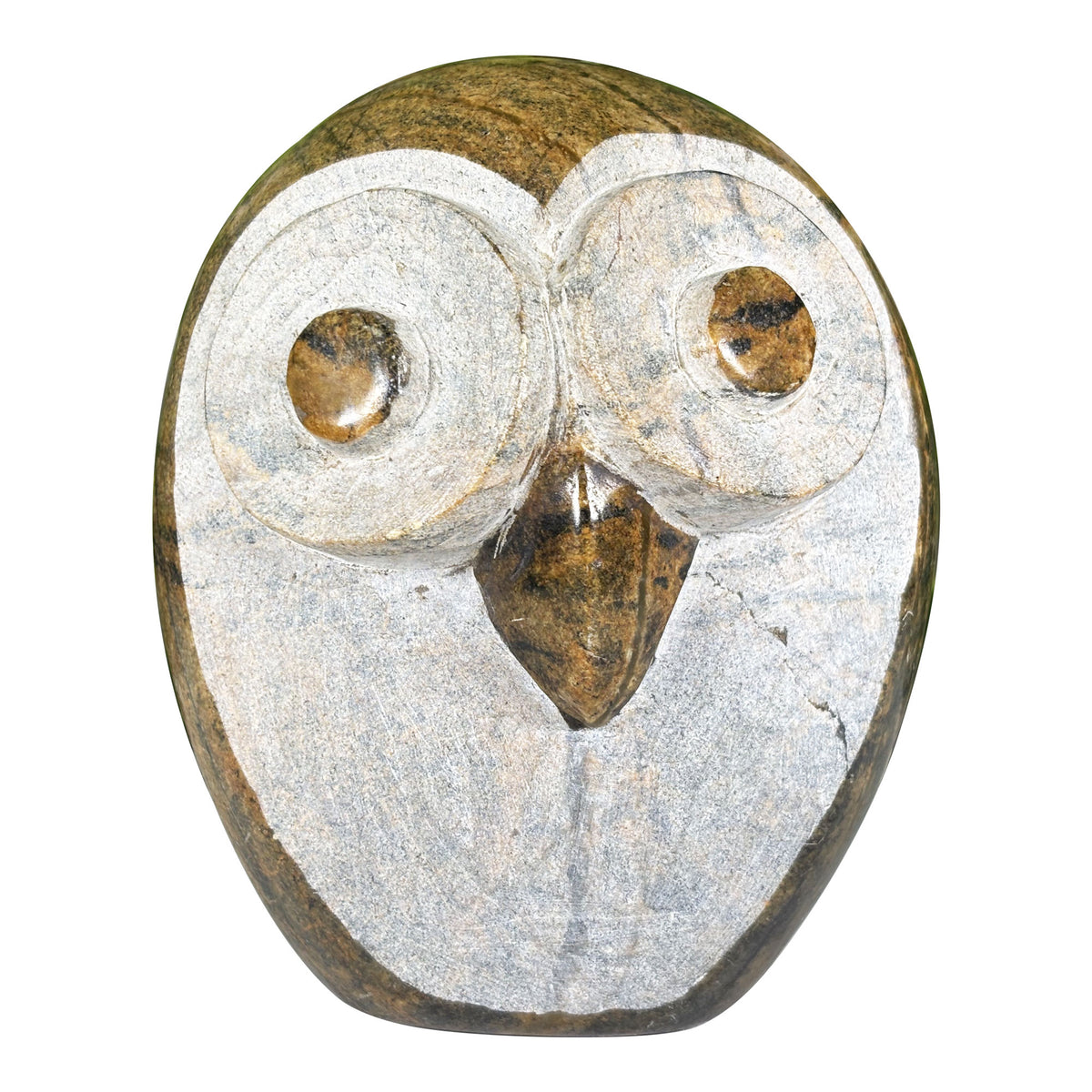 Serpentine Owl Figurine - Gem Avenue 