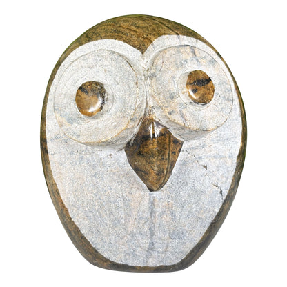 Serpentine Owl Figurine - Gem Avenue 