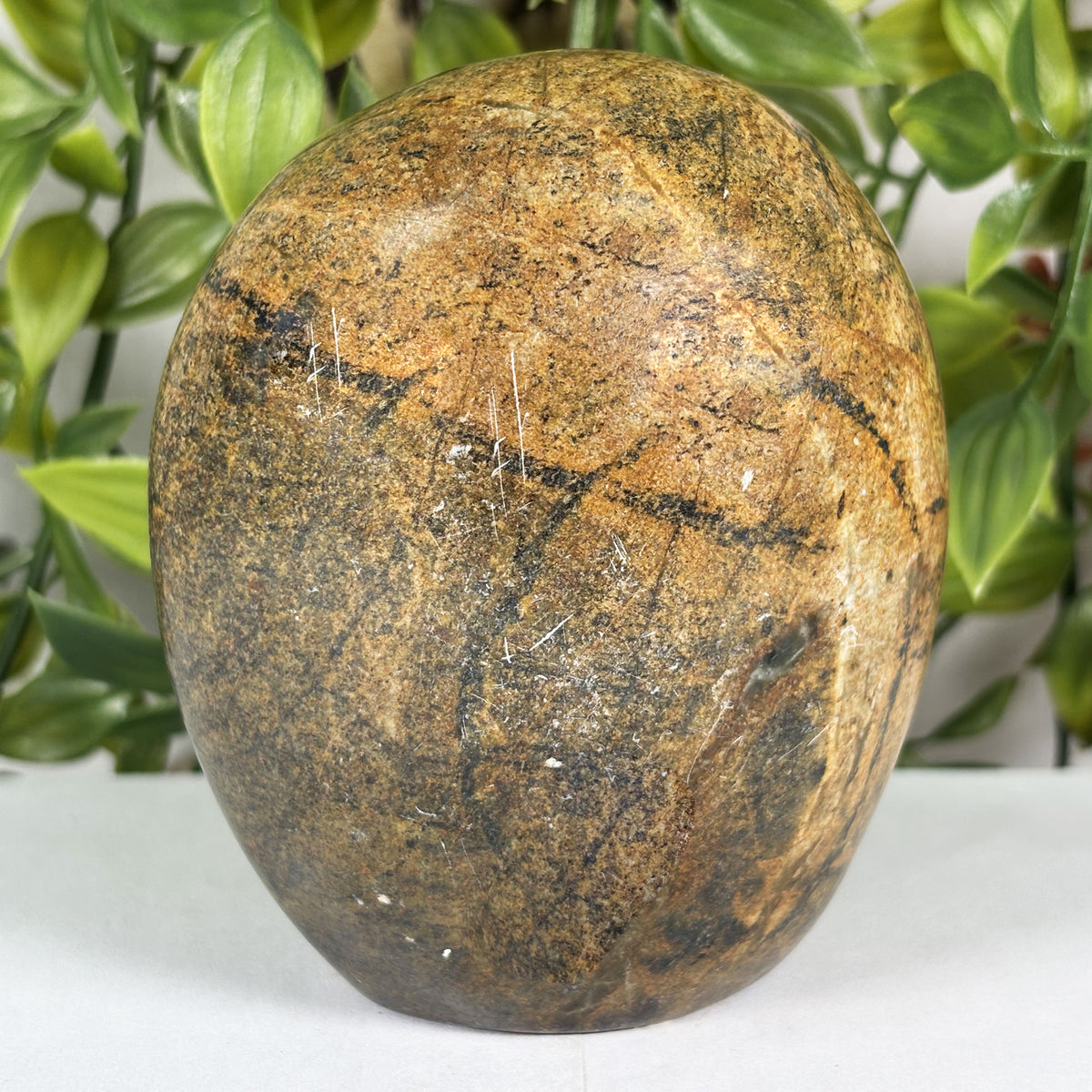 Serpentine Owl Figurine - Gem Avenue 
