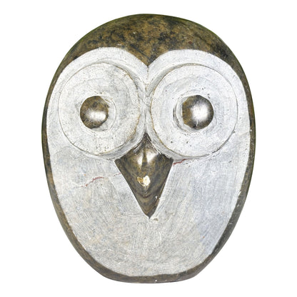 Serpentine Owl Figurine - Gem Avenue 