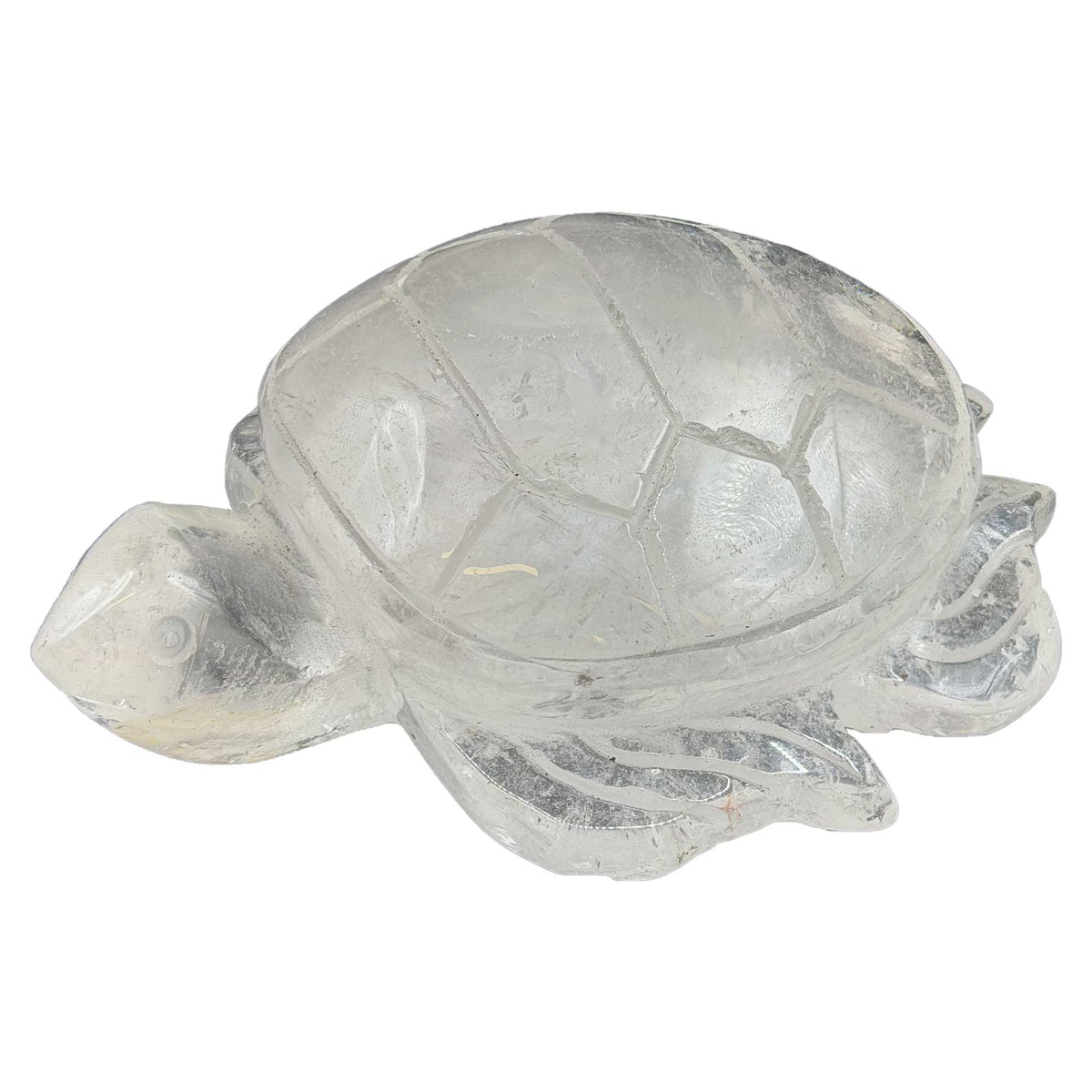 Clear Quartz Crystal Turtle Figurine - Gem Avenue Ratail