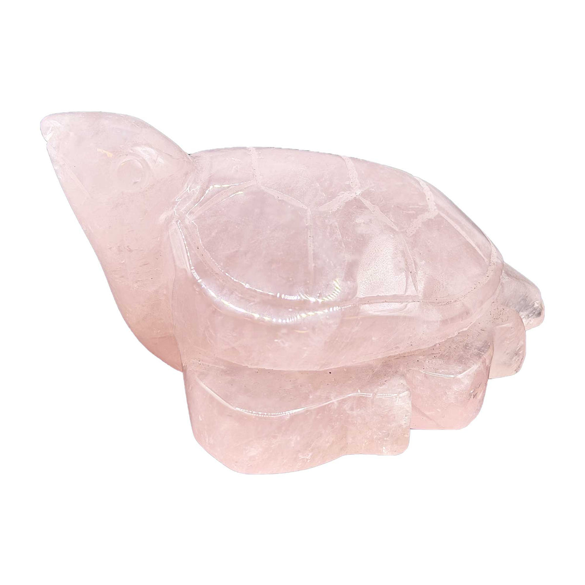 Rose Quartz Turtle Figurine -Gem Avenue Ratail
