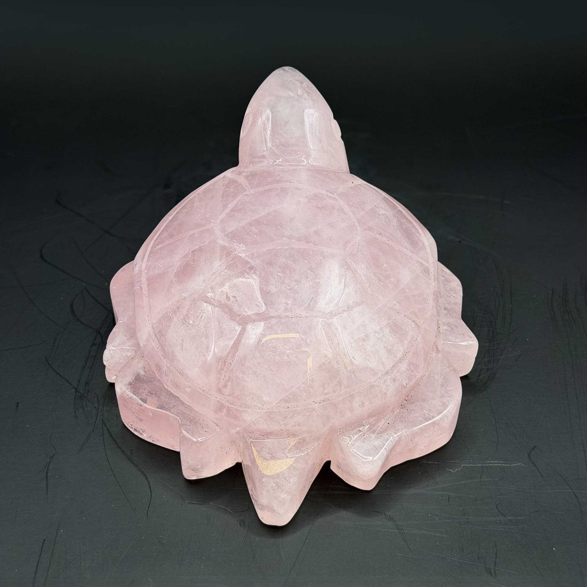 Rose Quartz Turtle Figurine -Gem Avenue Ratail