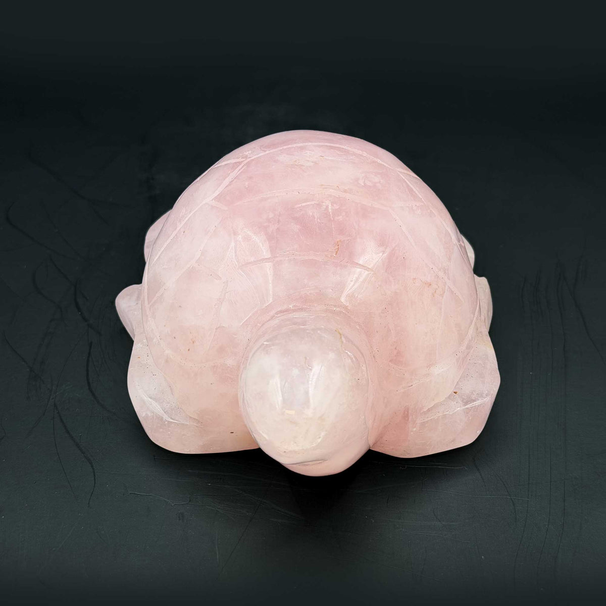 Rose Quartz Turtle Figurine -Gem Avenue Ratail