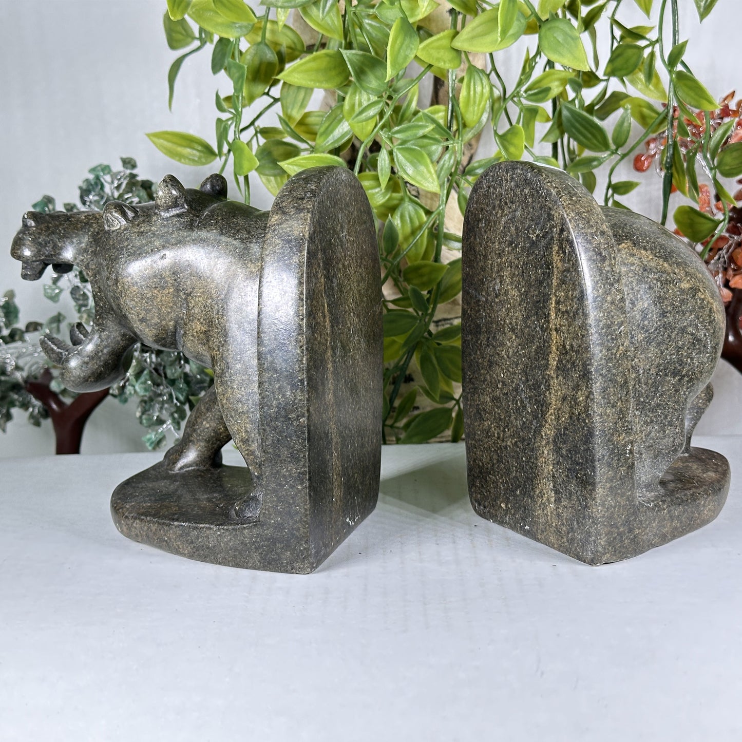 Serpentine Hippo Bookends -Gem Avenue Retail