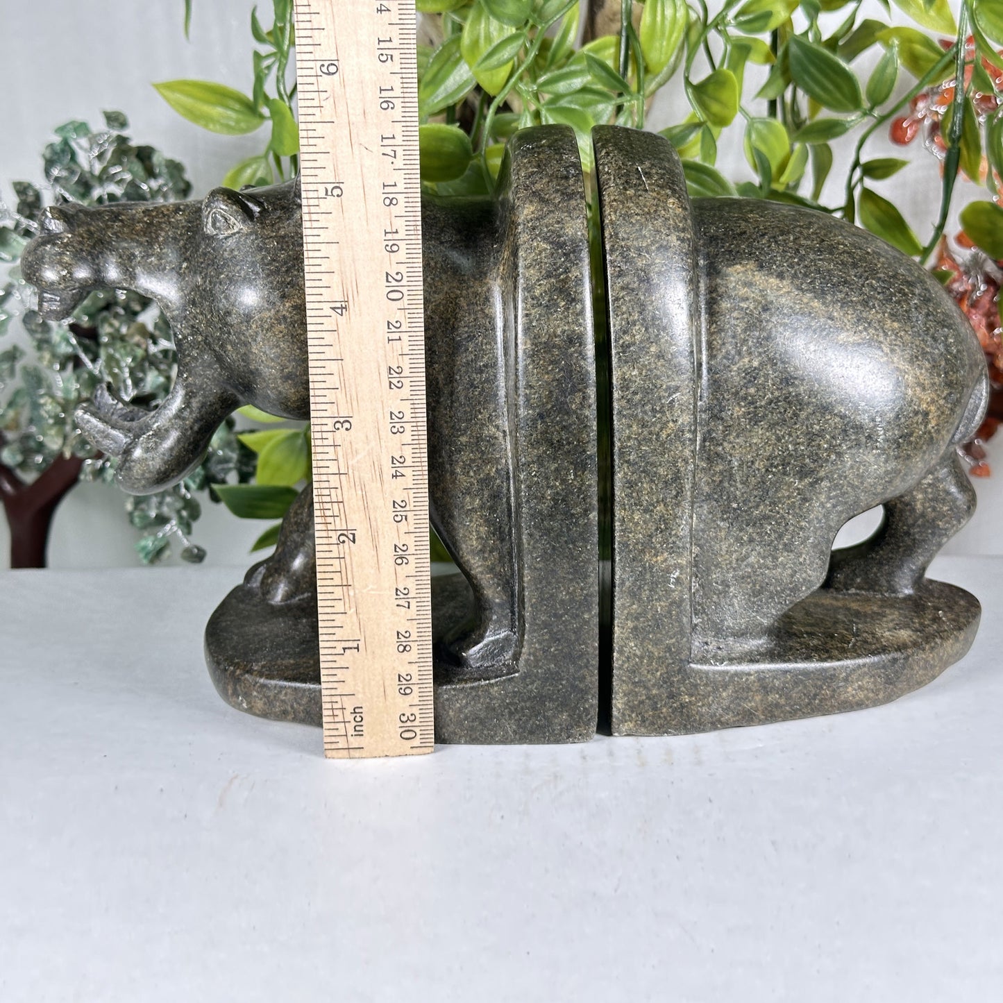 Serpentine Hippo Bookends -Gem Avenue Retail