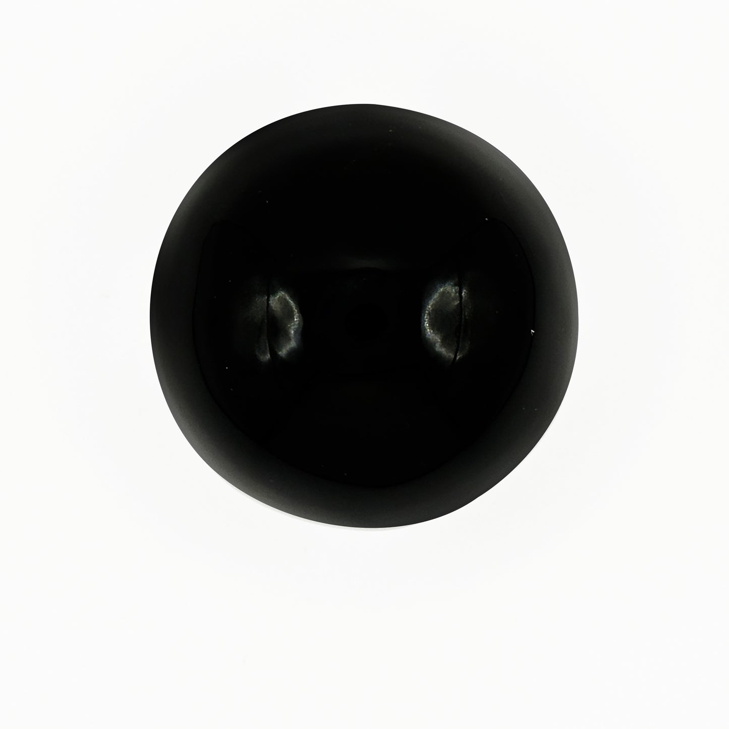 Polished 2" Black Obsidian Crystal Sphere Natural Gemstone Decor Ball for Healing & Meditation - RBL320