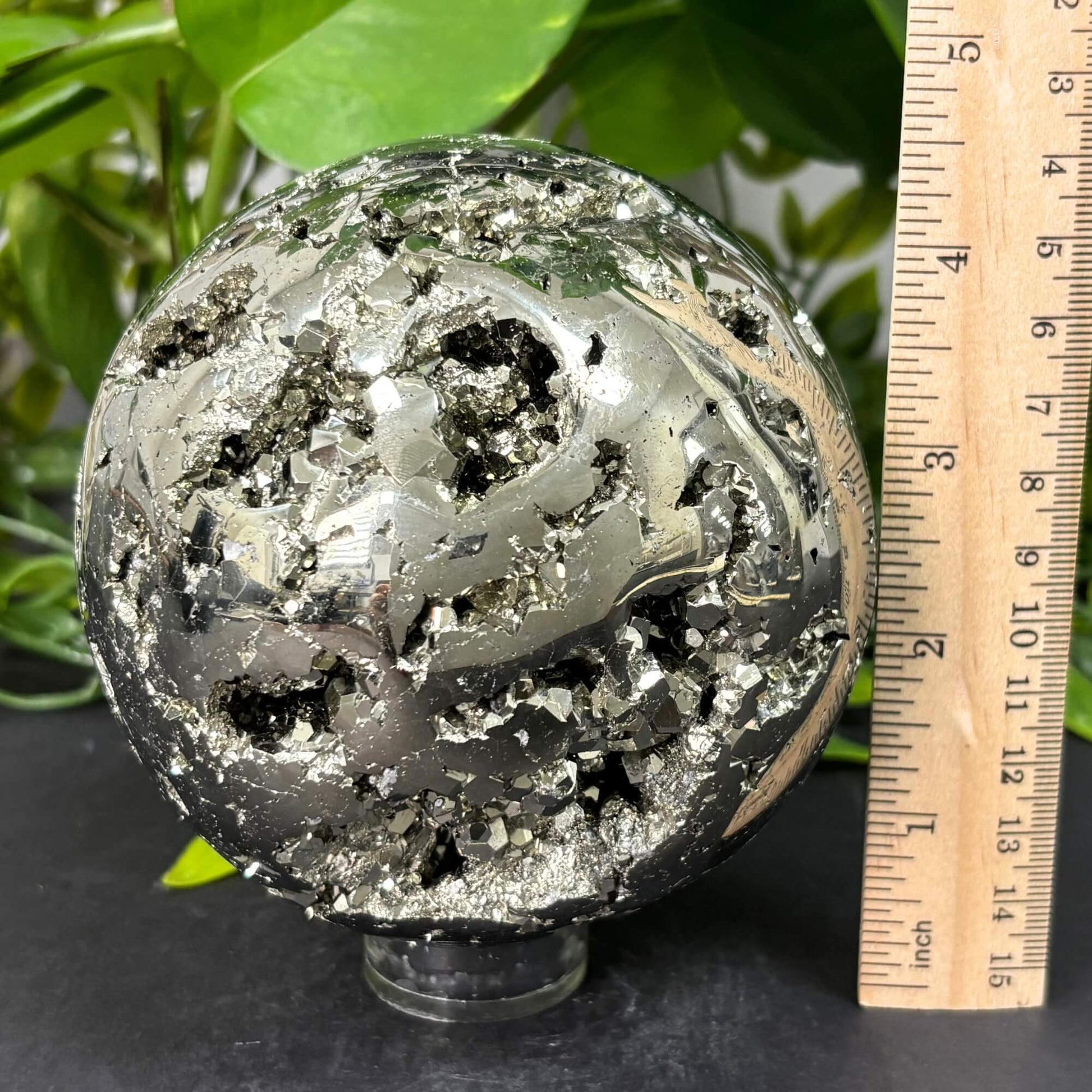 Pyrite Crystal Sphere - Gem Avenue