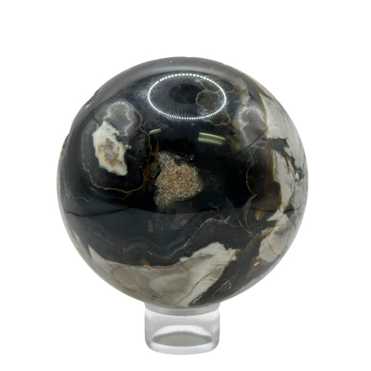 Volcanic Agate Sphere - Gem Avenue Wholesale