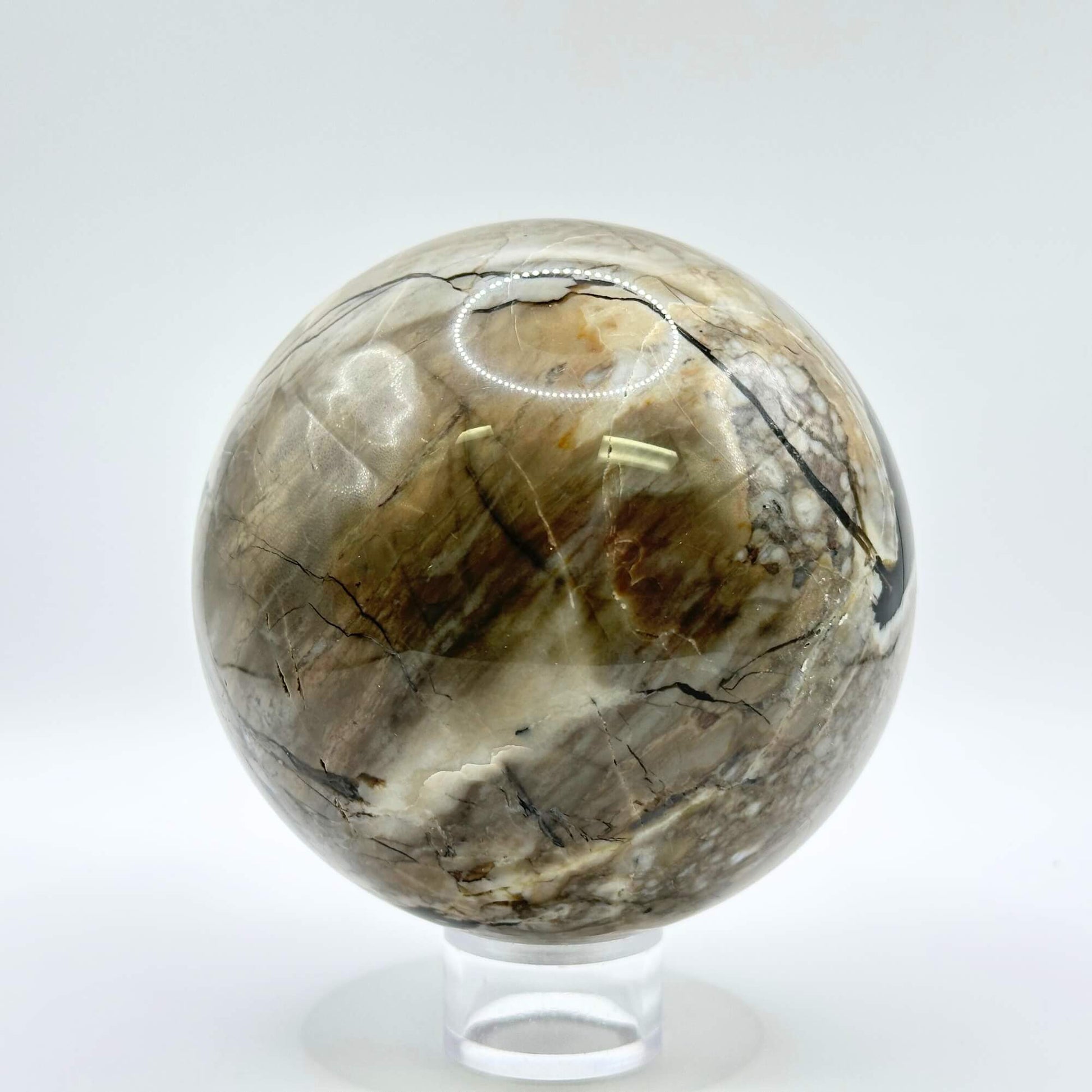 Volcanic Agate Sphere - Gem Avenue Wholesale