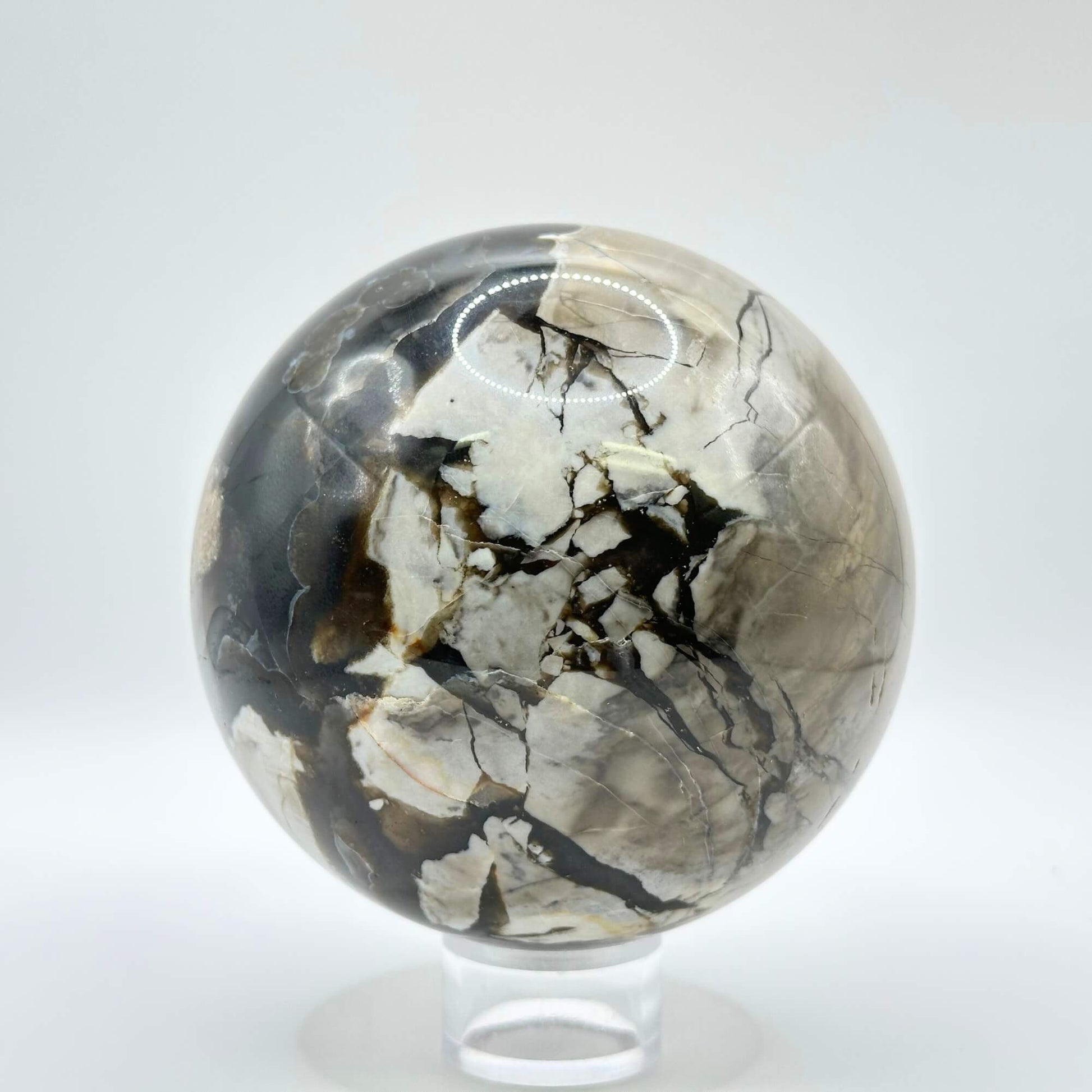 Volcanic Agate Sphere - Gem Avenue Wholesale