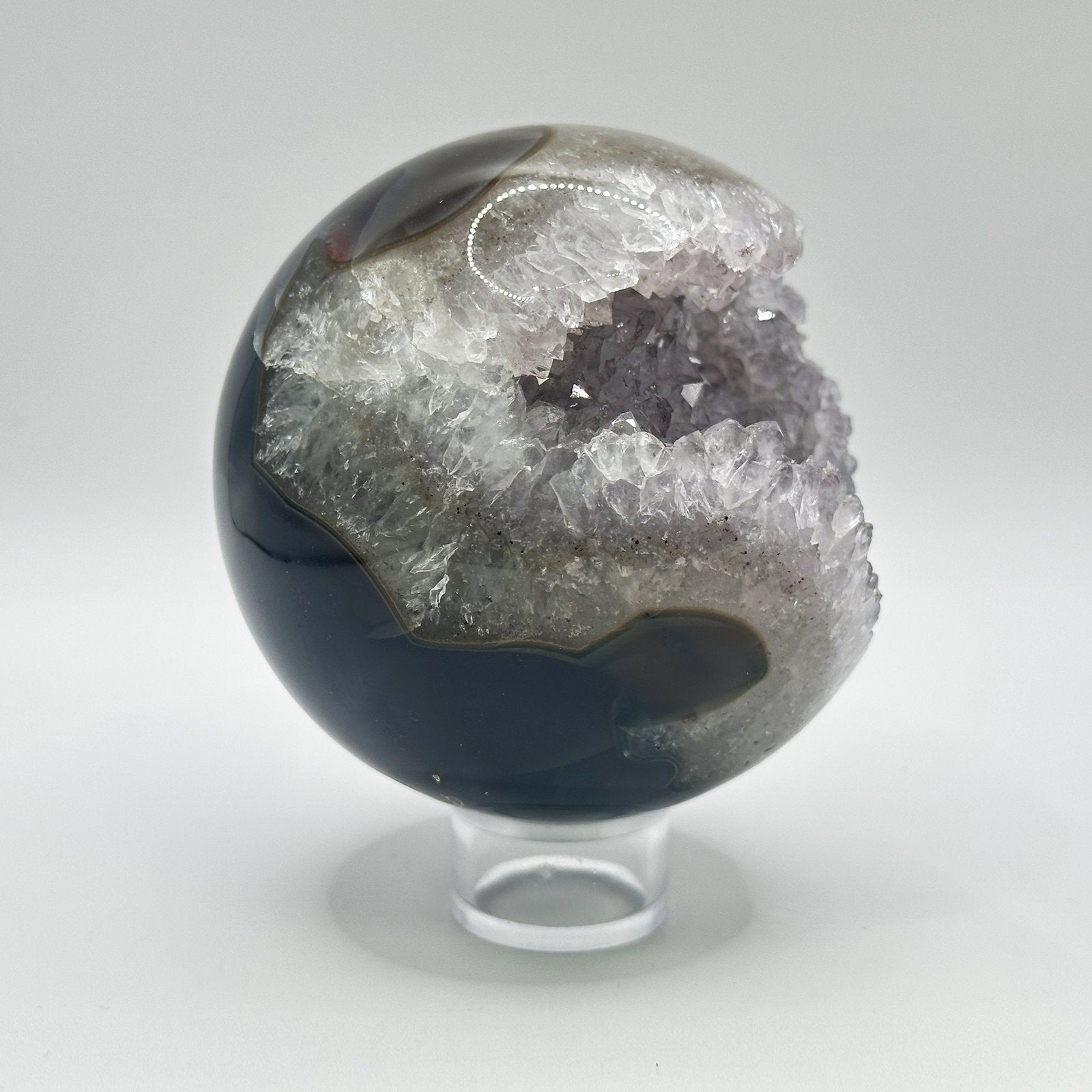 3 inches Amethyst Sphere - RBL335 - Gem Avenue
