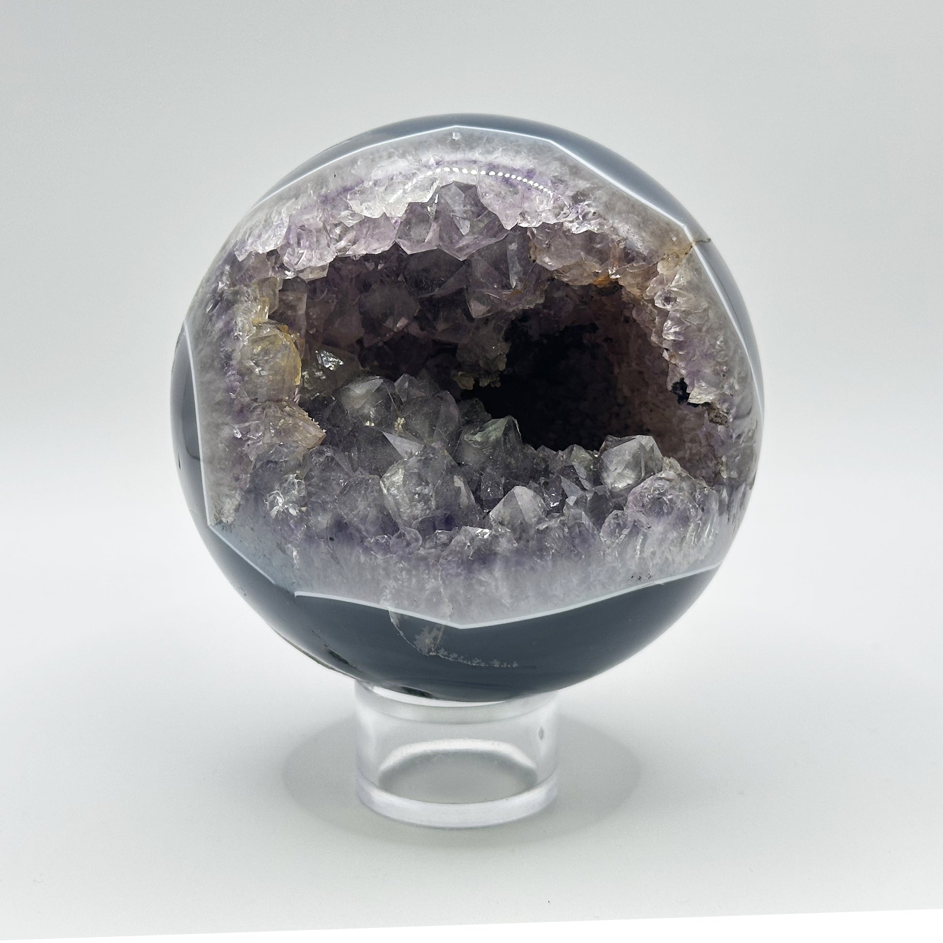 Natural Amethyst Sphere Decor Ball - Gem Avenue