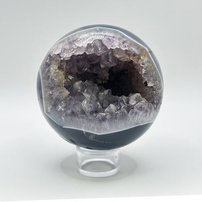 Natural Amethyst Sphere Decor Ball - Gem Avenue