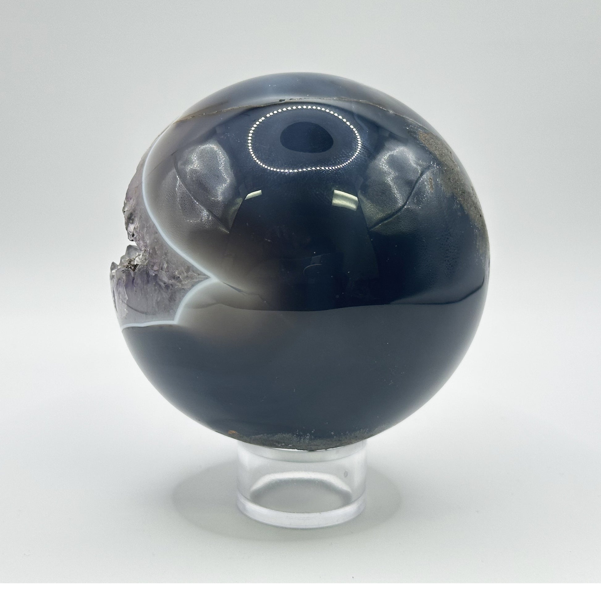 Natural Amethyst Sphere Decor Ball - Gem Avenue
