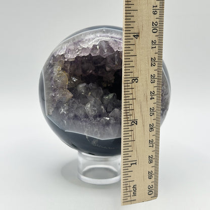 Natural Amethyst Sphere Decor Ball - Gem Avenue