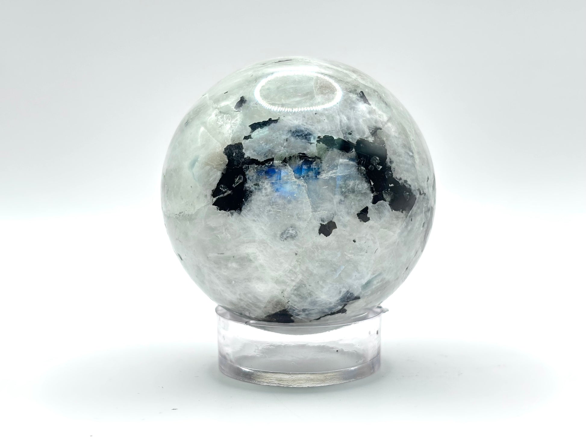 Rainbow Moonstone Crystal Sphere - Gem Avenue Retail