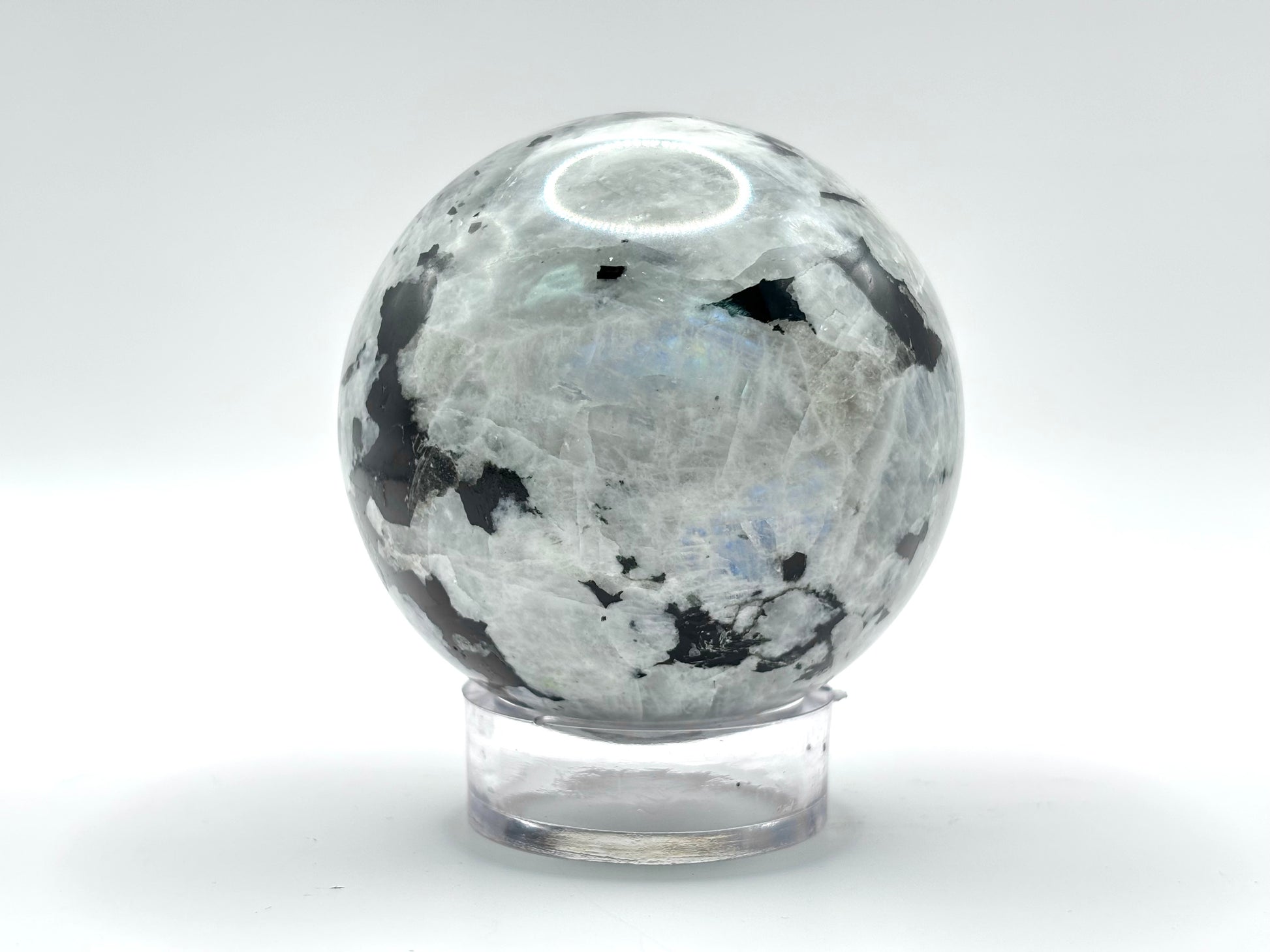 Rainbow Moonstone Crystal Sphere - Gem Avenue Retail