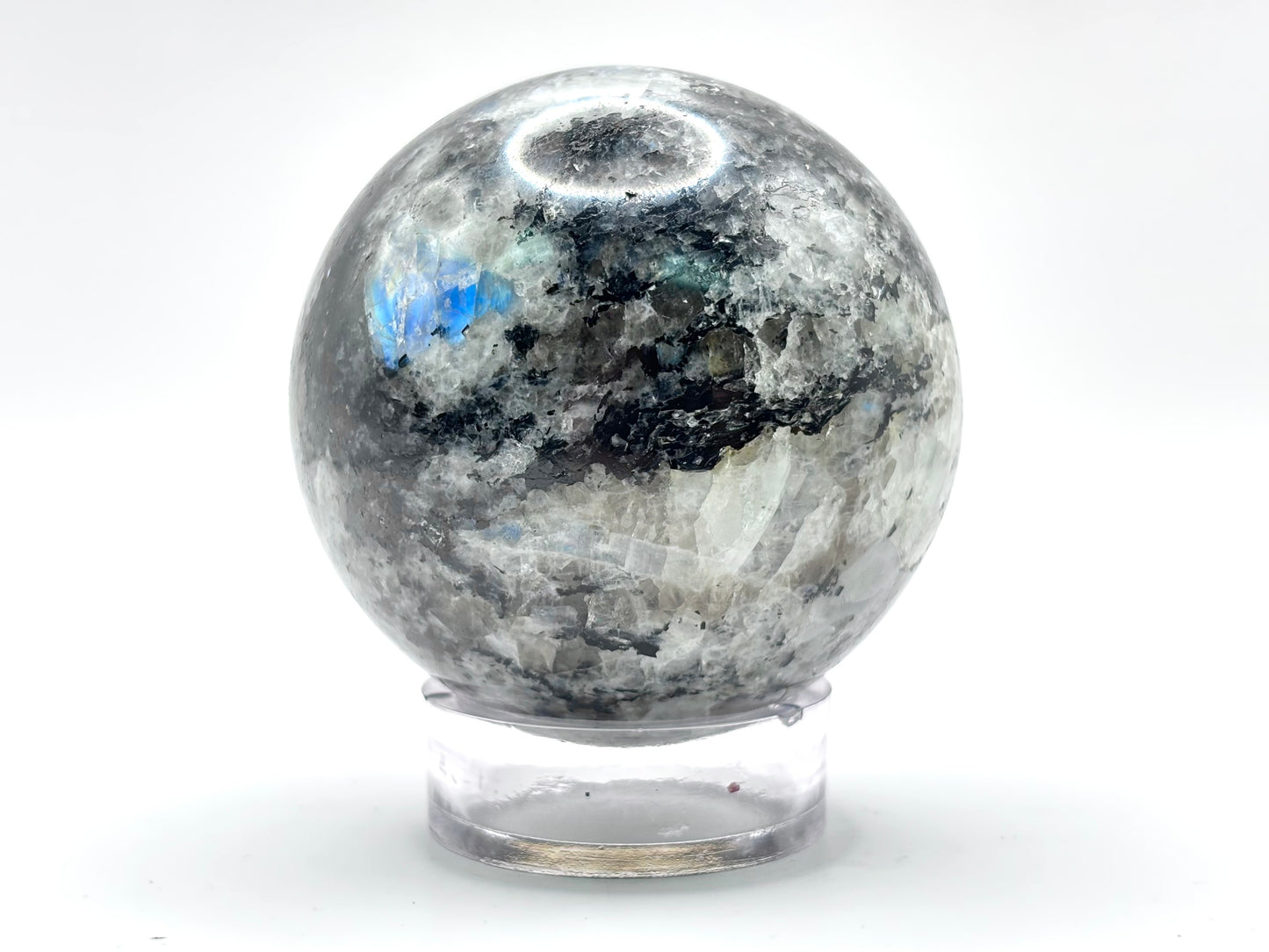 Rainbow Moonstone Crystal Sphere - Gem Avenue Retail