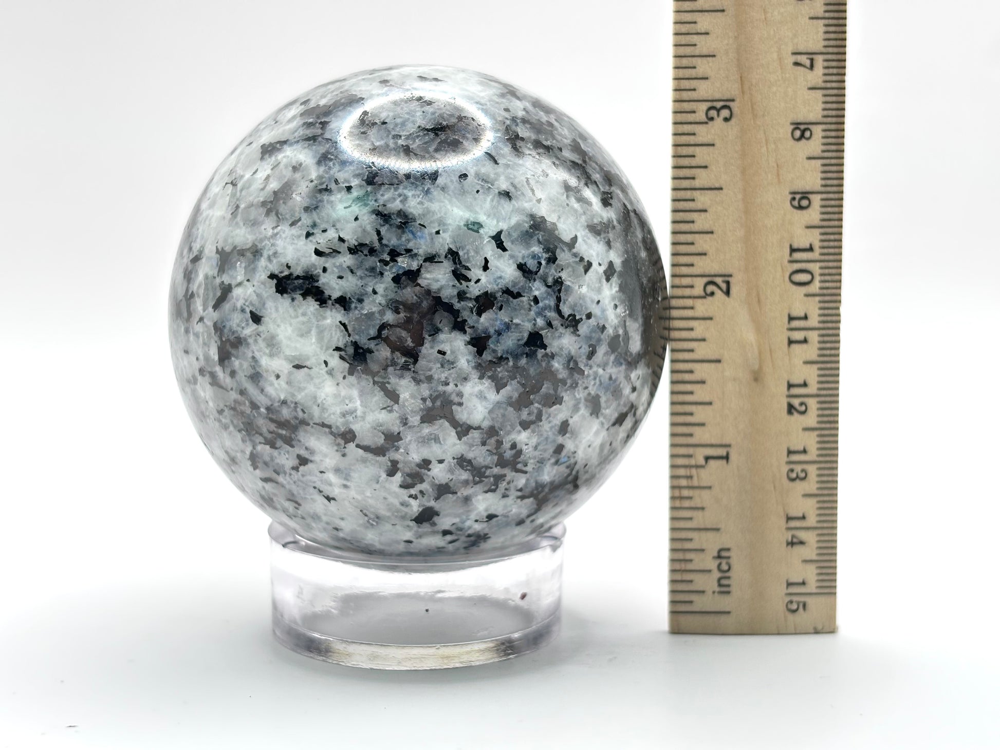 Rainbow Moonstone Crystal Sphere - Gem Avenue Retail