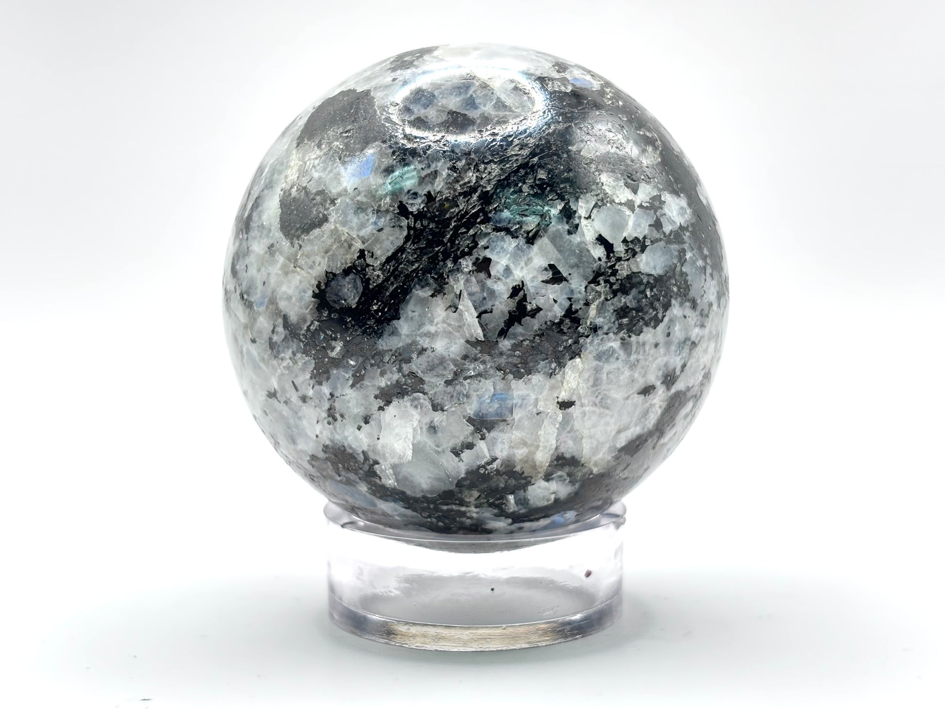 Rainbow Moonstone Crystal Sphere - Gem Avenue Retail