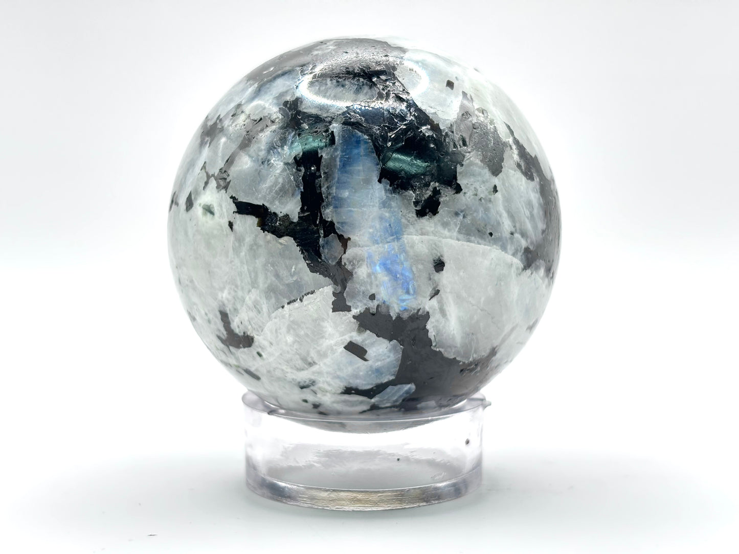 Rainbow Moonstone Crystal Sphere - Gem Avenue Retail