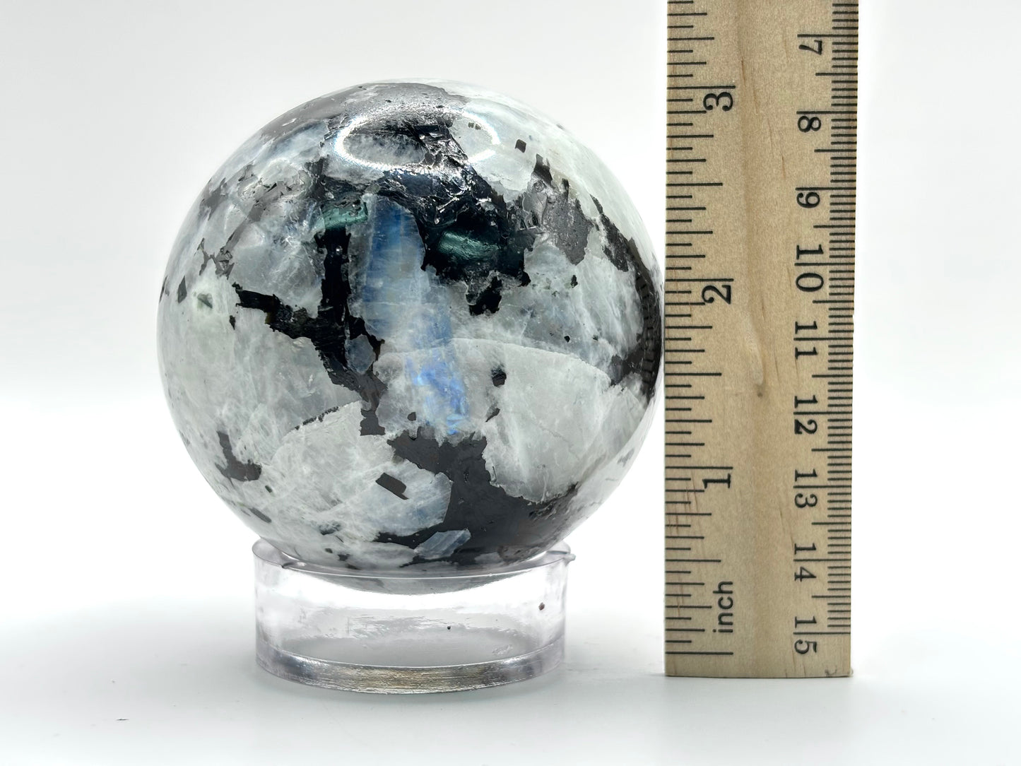 Rainbow Moonstone Crystal Sphere - Gem Avenue Retail