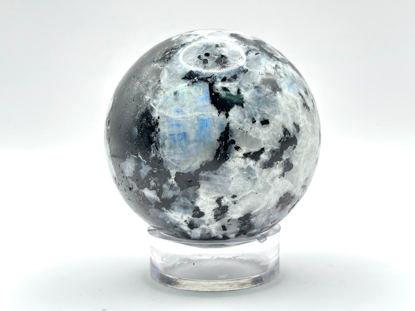 Rainbow Moonstone Crystal Sphere - Gem Avenue Retail