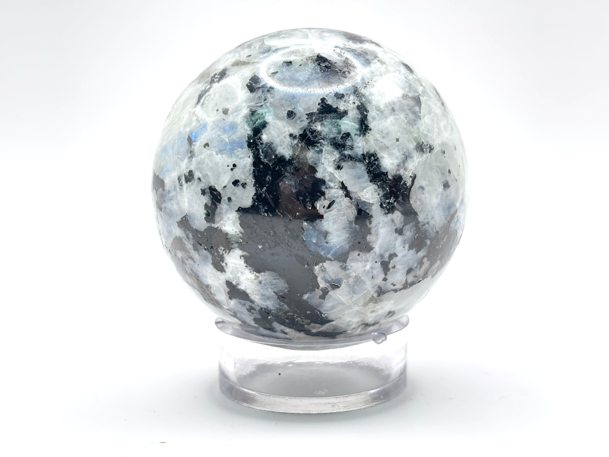Rainbow Moonstone Crystal Sphere - Gem Avenue Retail