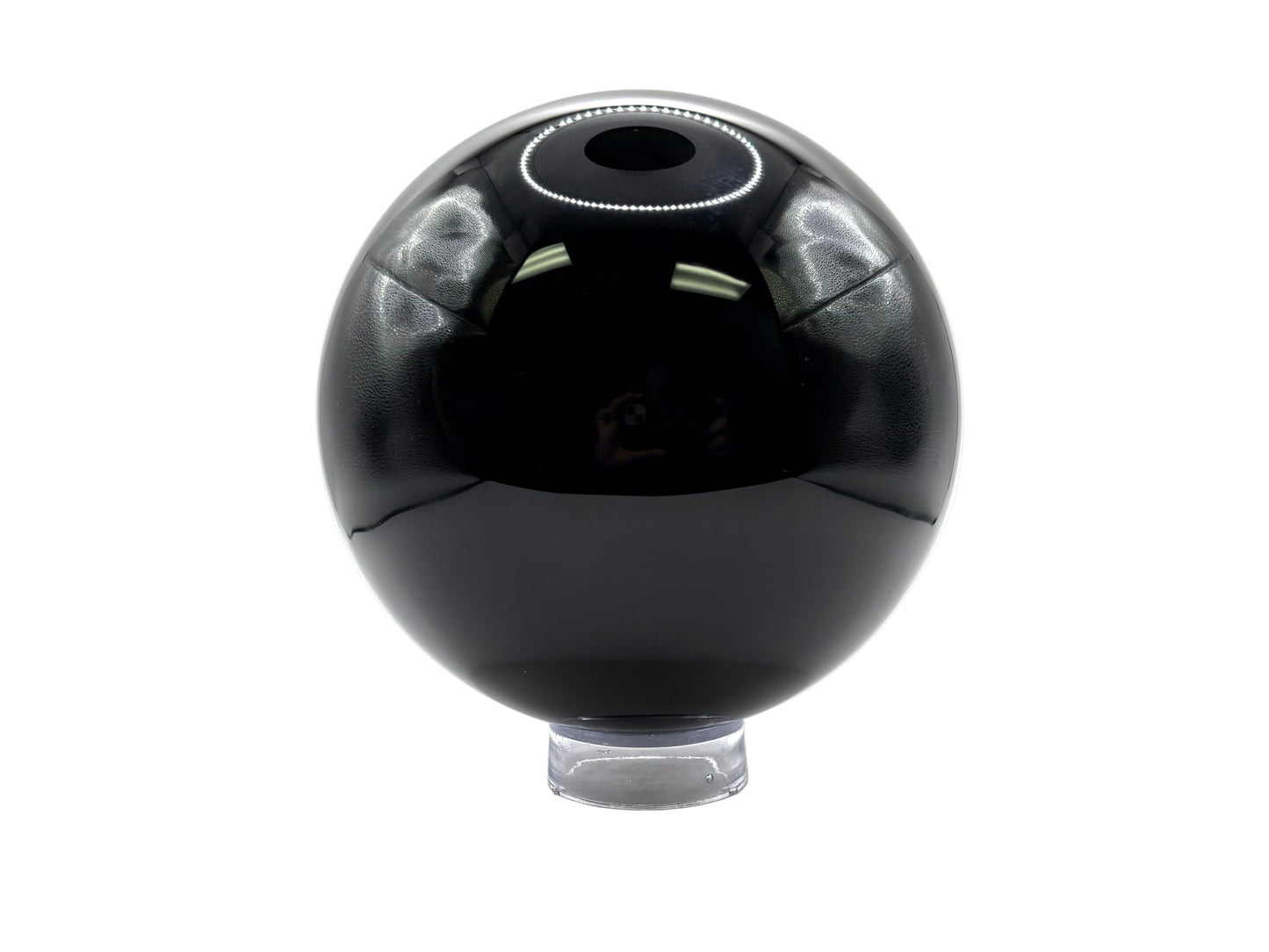Natural Black Obsidian Crystal Sphere Ball Polished Healing Stone for Meditation, Energy Work & Home Decor Crystal Ball for Collectors - RBL341