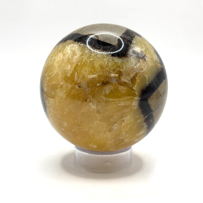 Natural polished Septarian sphere - Gem Avenue Retail