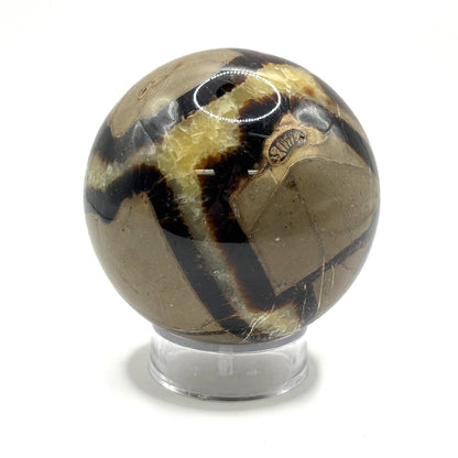Natural polished Septarian sphere - Gem Avenue Retail