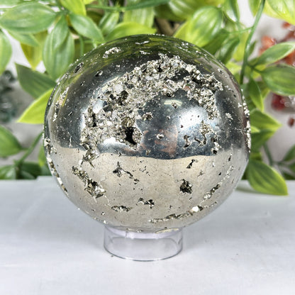 Polished Pyrite Sphere - Gem Avenue Retail