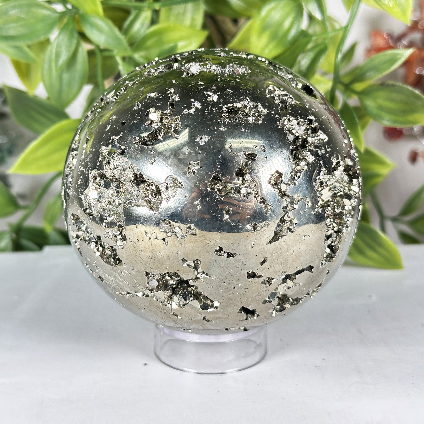 Polished Pyrite Sphere - Gem Avenue Retail