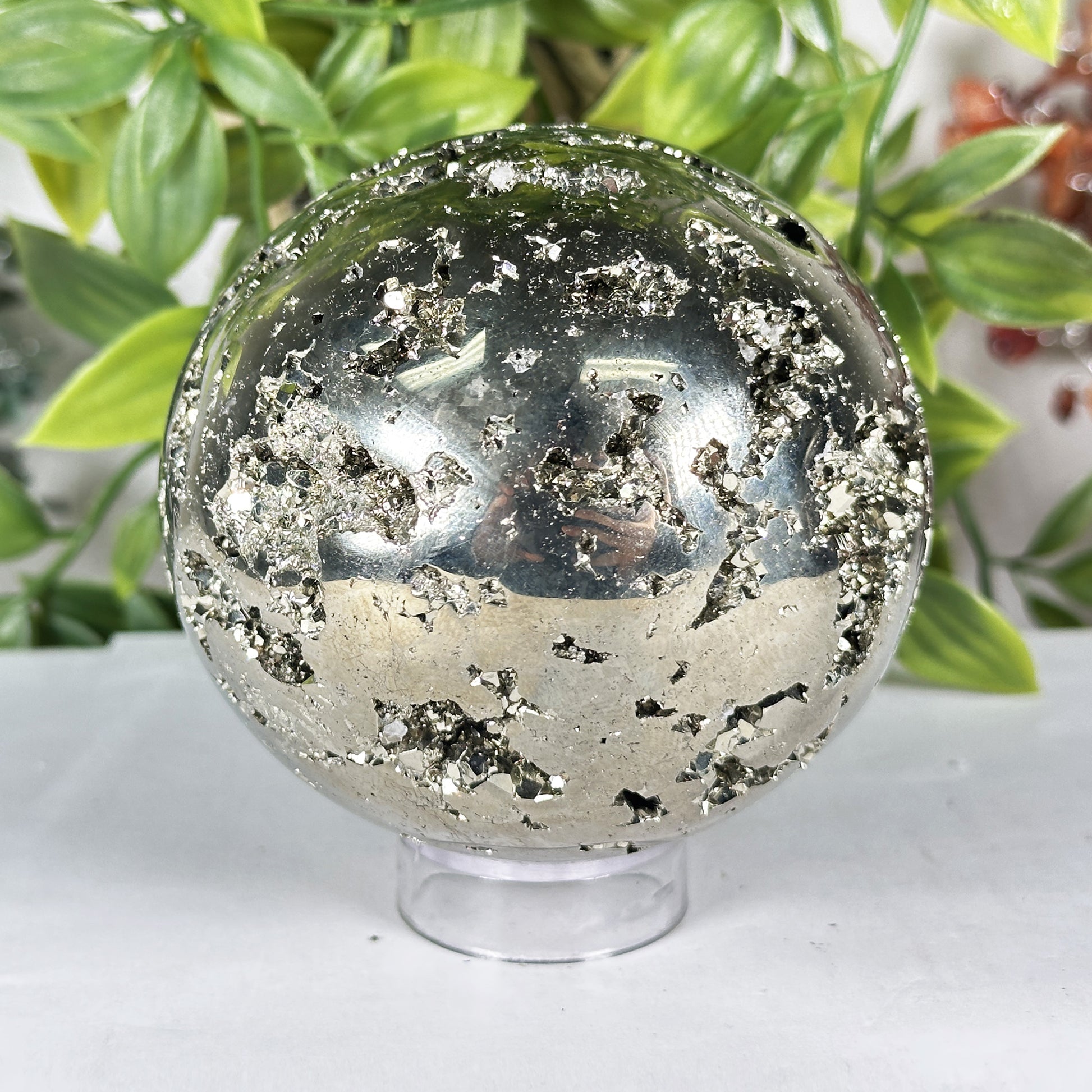 Polished Pyrite Sphere - Gem Avenue Retail