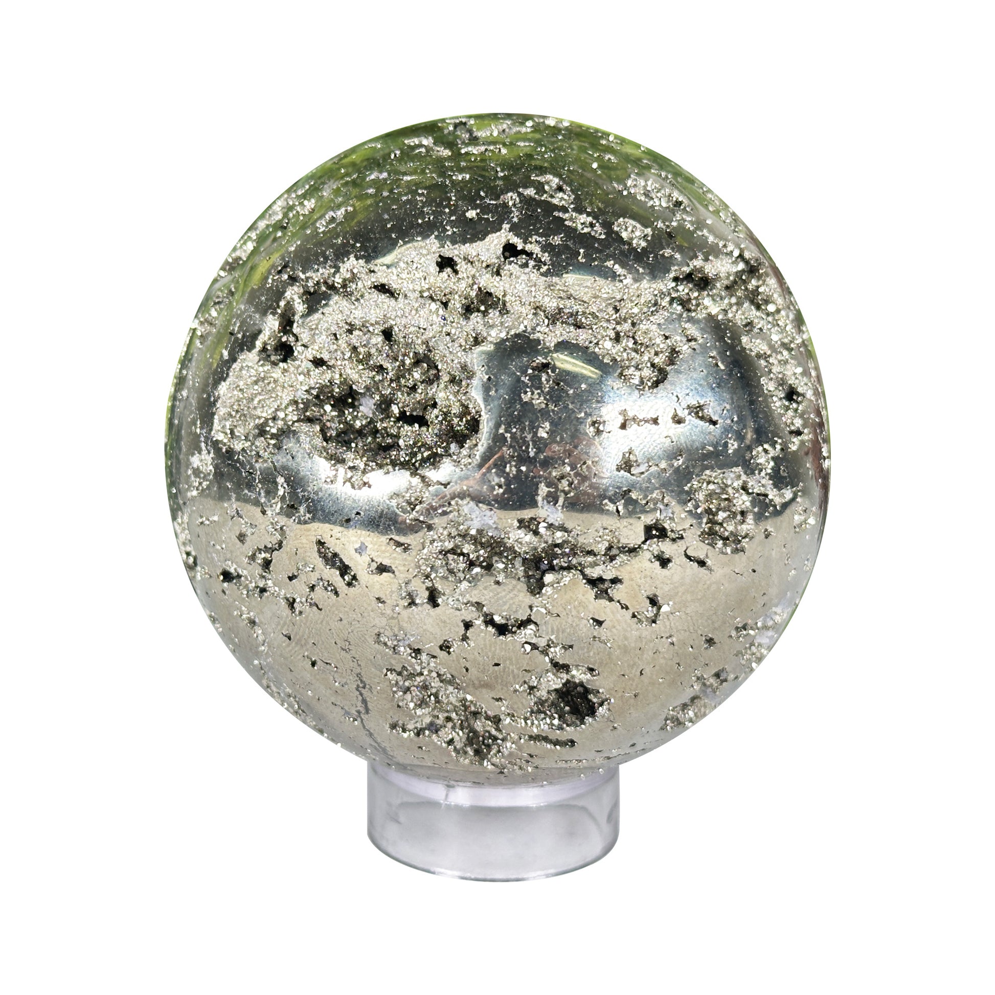 Polished Pyrite Sphere - Gem Avenue Retail
