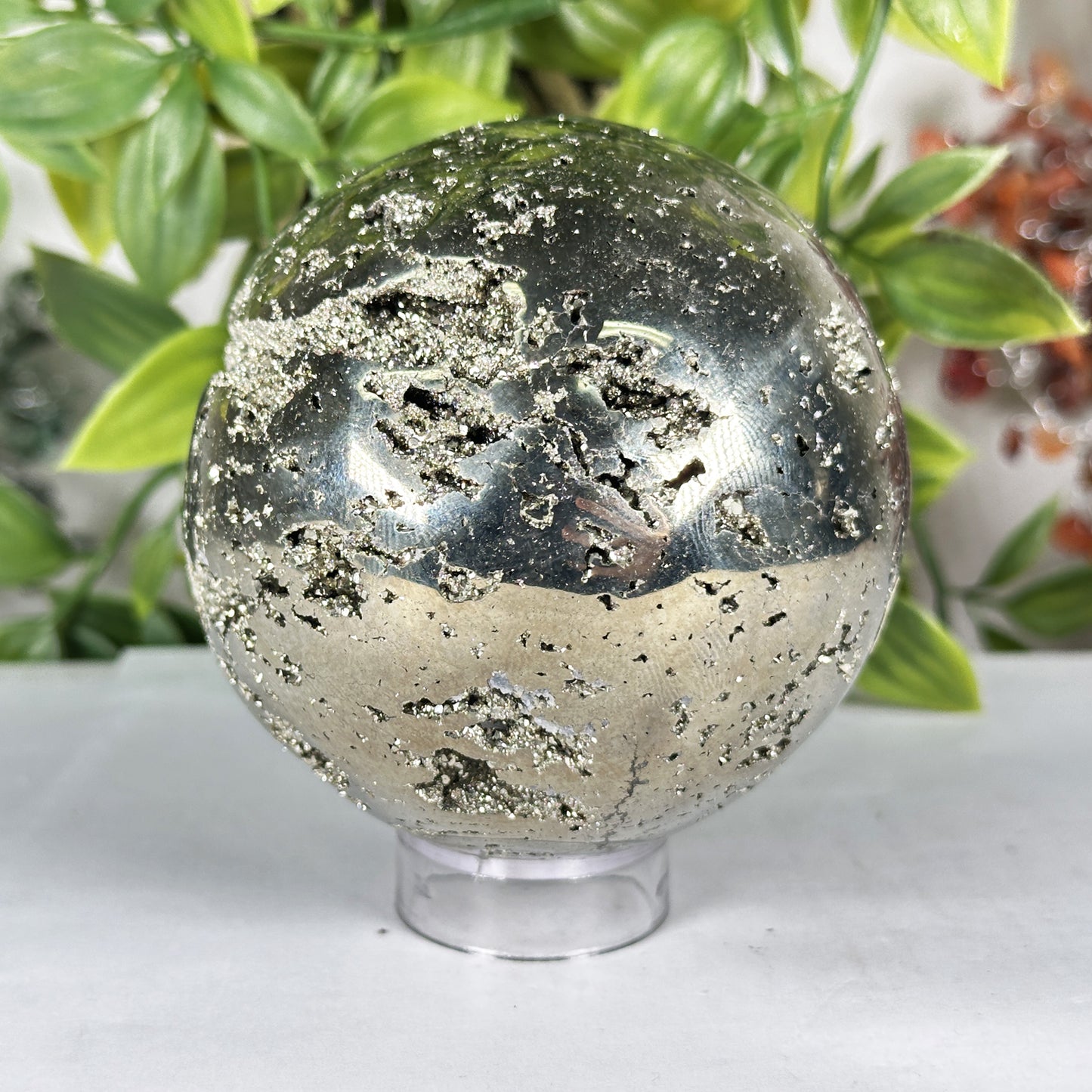 Polished Pyrite Sphere - Gem Avenue Retail