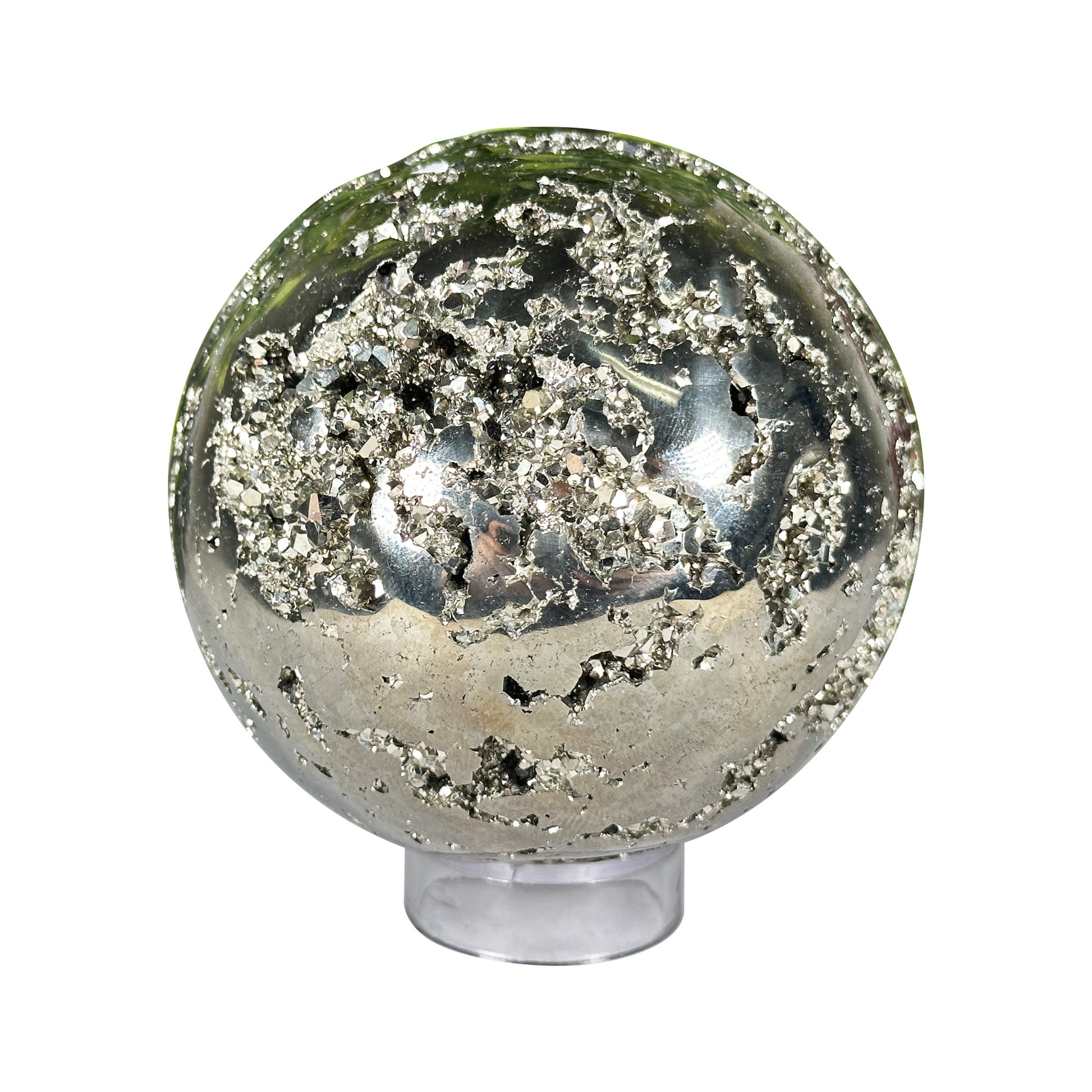 Polished Pyrite Sphere - Gem Avenue Retail
