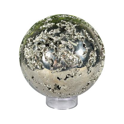 Polished Pyrite Sphere - Gem Avenue Retail