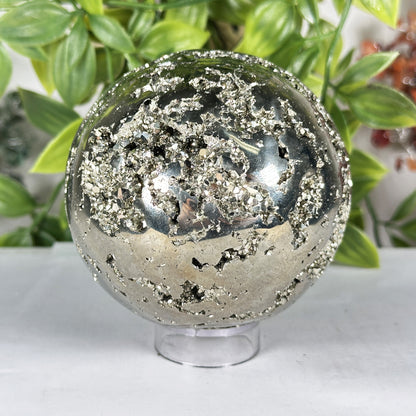 Polished Pyrite Sphere - Gem Avenue Retail