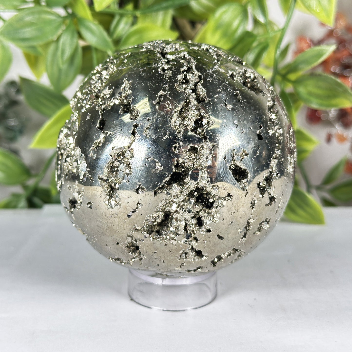Polished Pyrite Sphere - Gem Avenue Retail