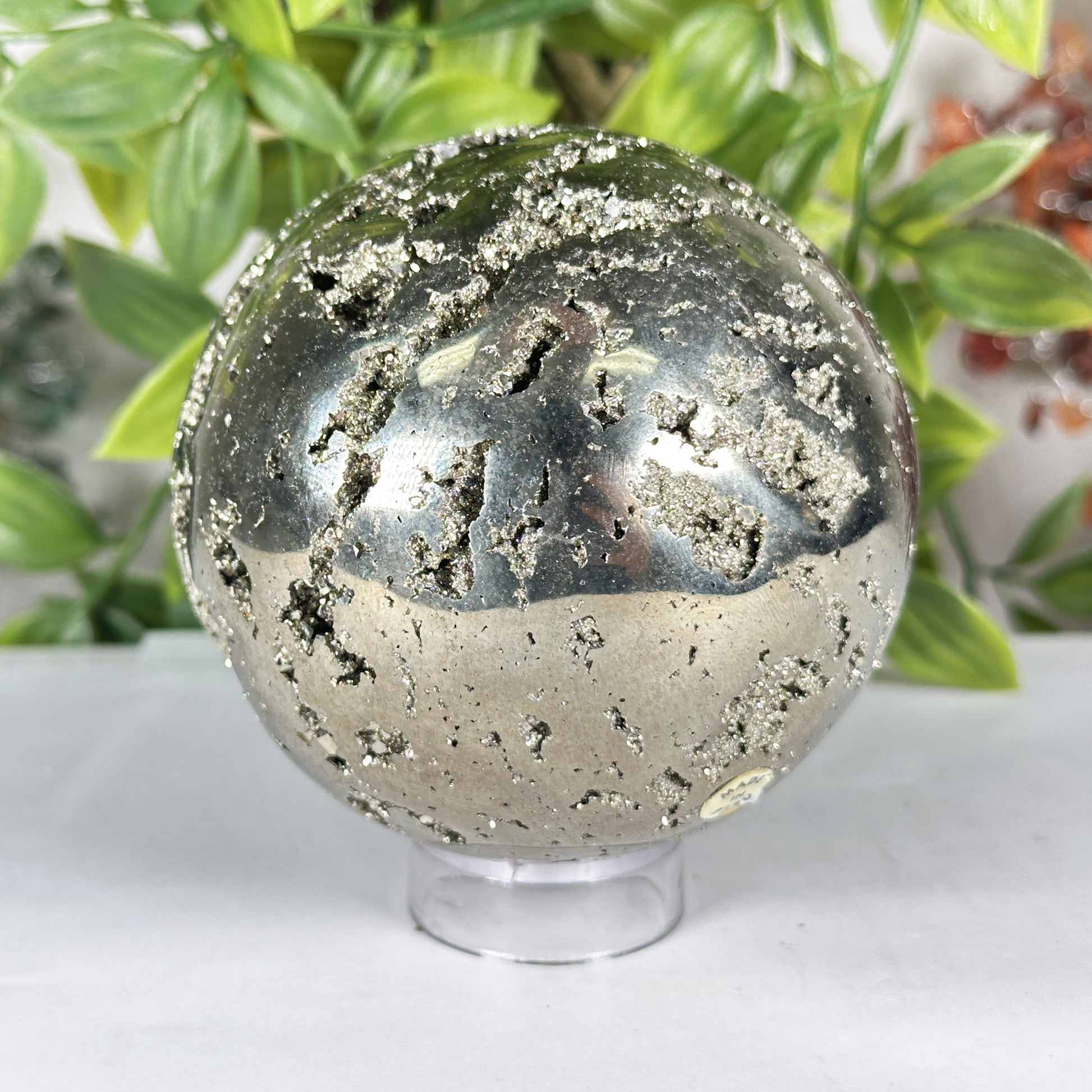 Polished Pyrite Sphere - Gem Avenue Retail
