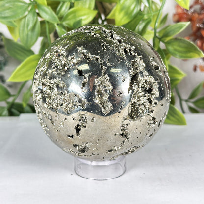 Polished Pyrite Sphere - Gem Avenue Retail