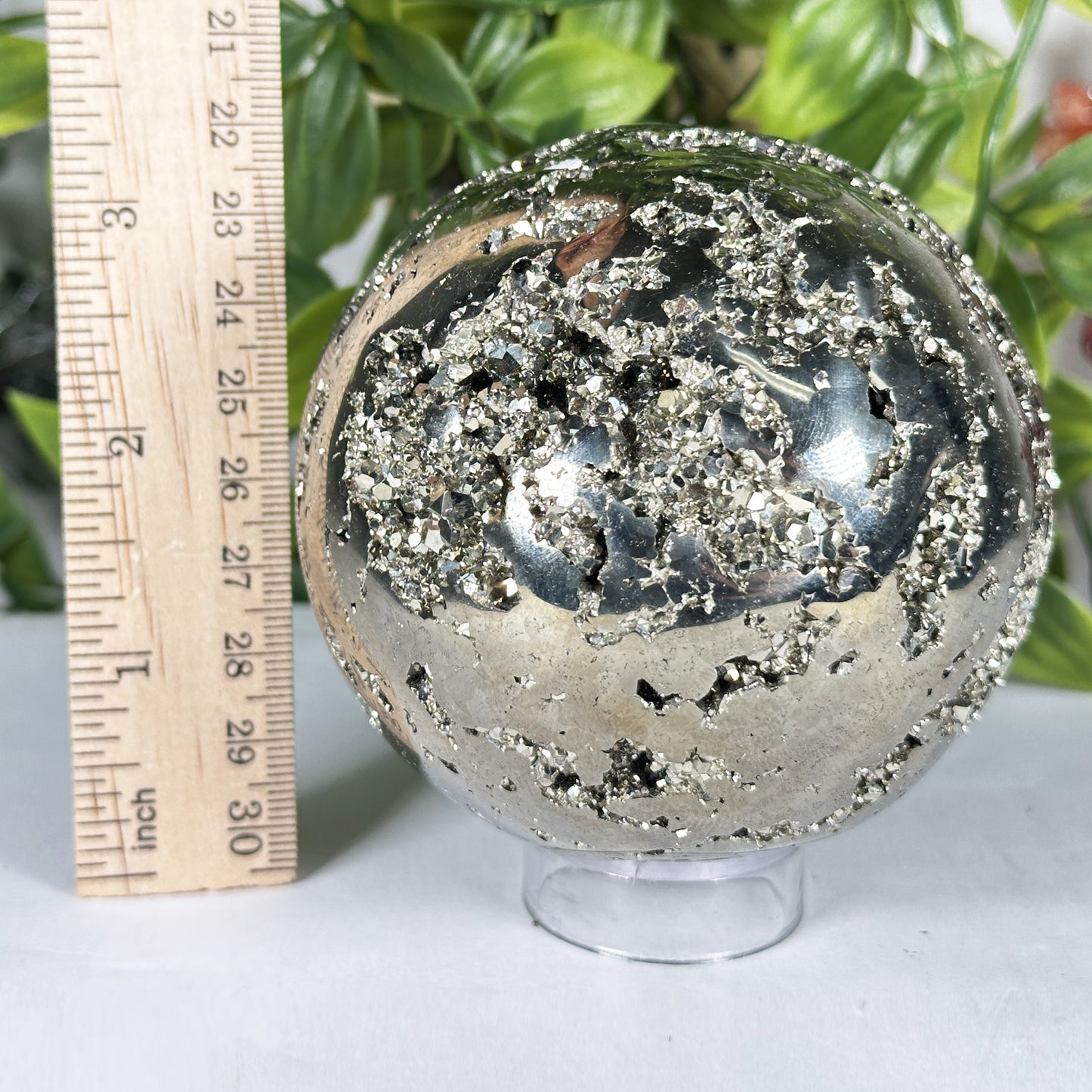 Polished Pyrite Sphere - Gem Avenue Retail